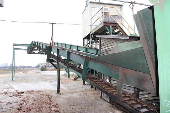 Used Drag Chain Waste Conveyor 90'