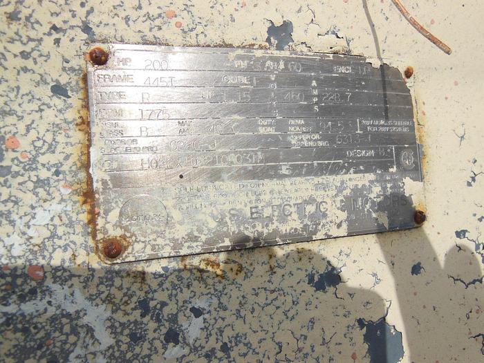 Used 200 HP DRIP PROOF MOTOR