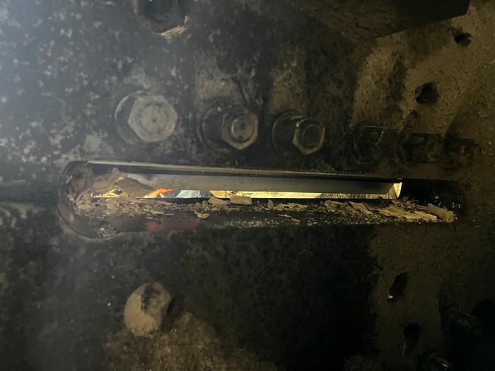 Used Fulghum 66" 6 Knife Chipper. HFTD