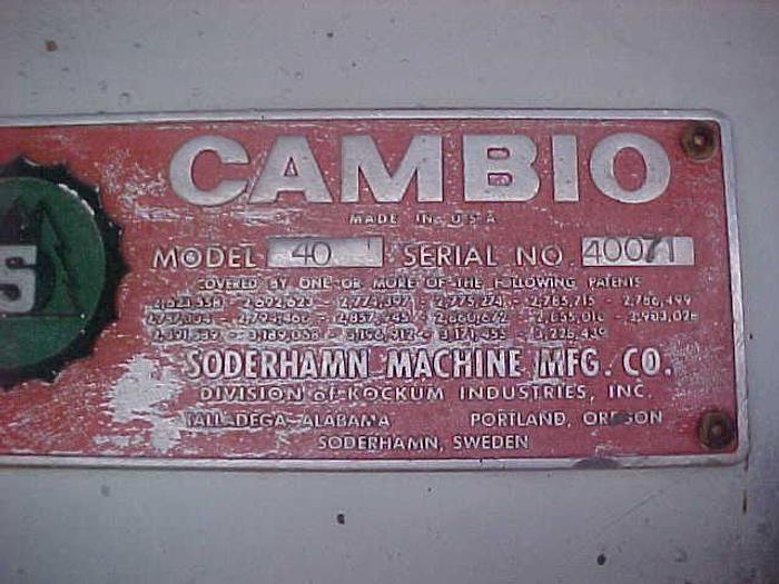 Used 40 INCH CAMBIO DEBARKER