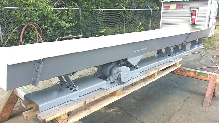 Used Used WEBSTER FSM Vibrating Conveyor – 18/27 x 15′.