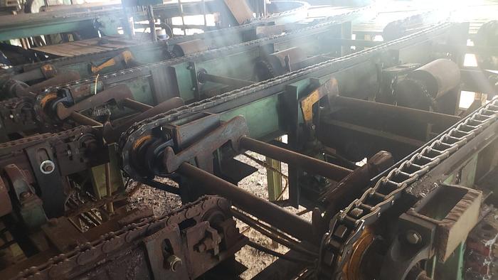 Used 12′ Transfer Deck with stops and turner