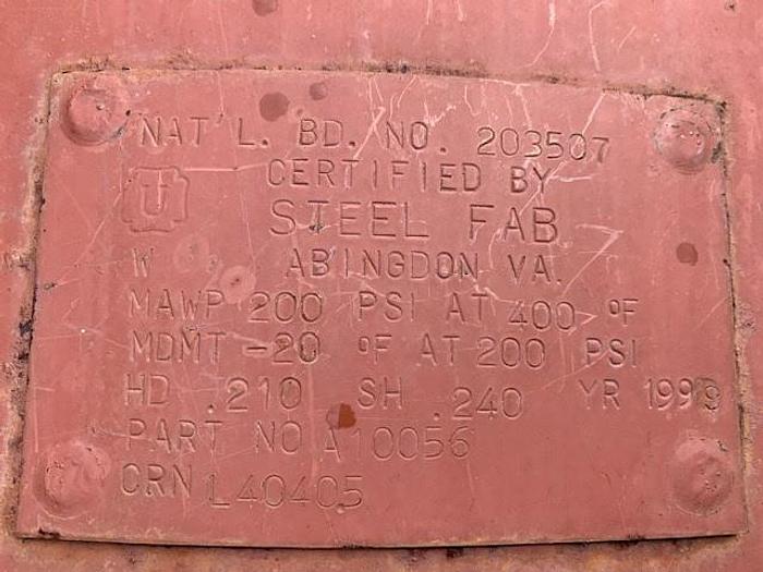 Used Air Reservoir 350 gal