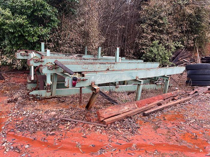 Used Tilt Hoist With 20FT Infeed deck, 20 FT Outfeed Deck 