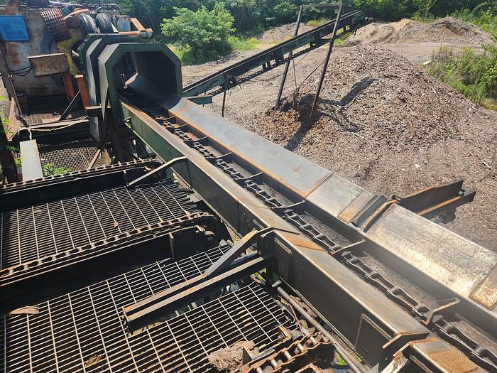 Used 30' Endwise Log Trough with kicker