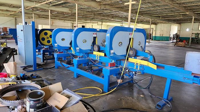 Used BREWCO 6 Head Horizontal Resaw..... PRICE REDUCED