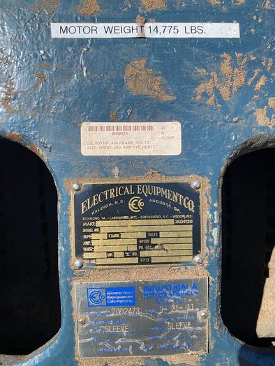 Used 800 HP Electric Motor