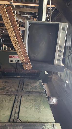 Used CROSBY 4″x42″ 3-saw Edger