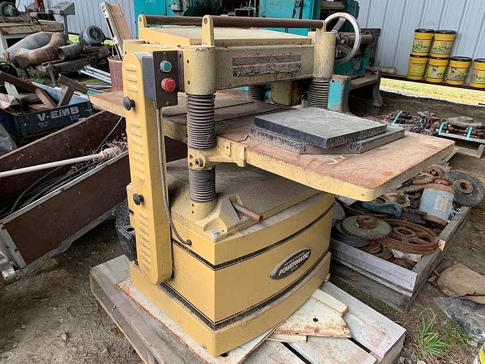 Used POWERMATIC Single Surface Planer