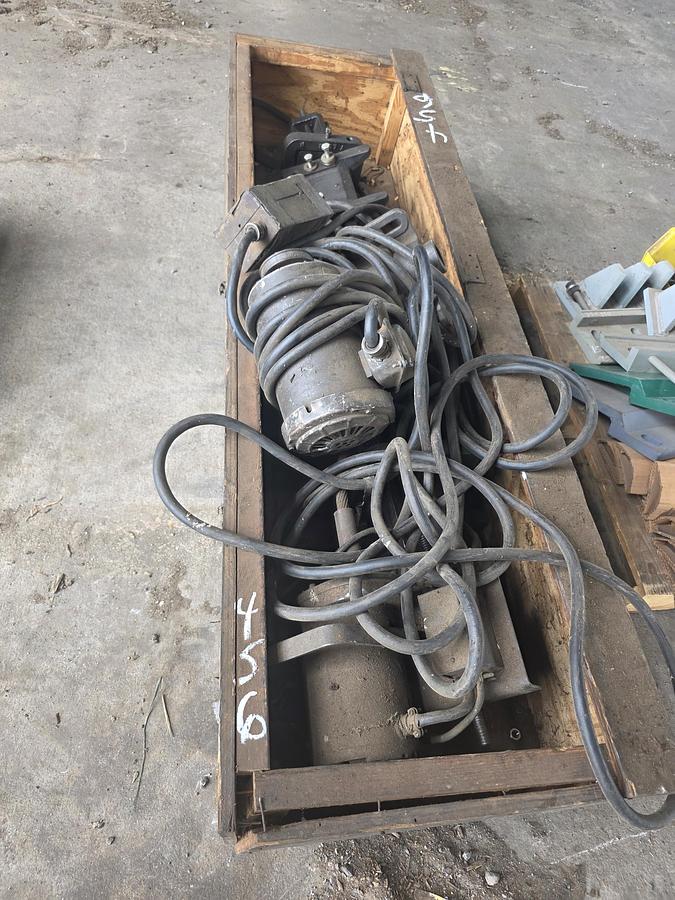 Used Barnhart Bandmill Wheel Grinder - long barrel