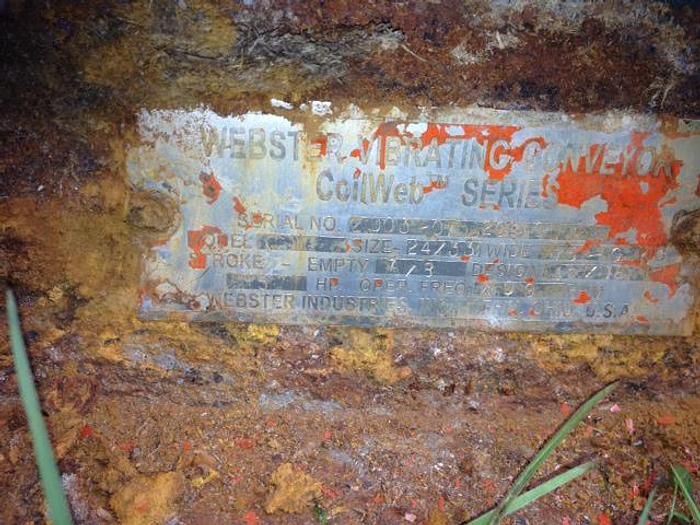 Used WEBSTER 71′ x 24" Vibrating Conveyor