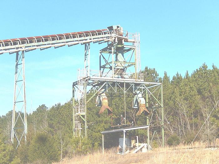 Used FULGHUM 288′ x 45″ Concave Belt Conveyor