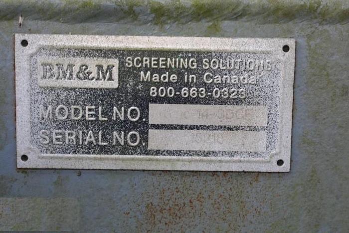 Used BM&M 8 x 14 Counterflow Chip Screen