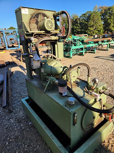 Used 20 HP Hydraulic Pump Unit with tank and cooler