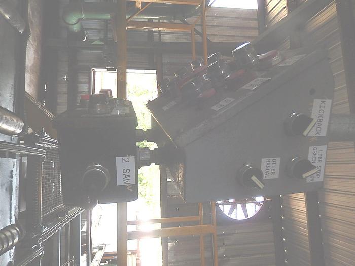 Used LIGNA 3-Saw Board Edger