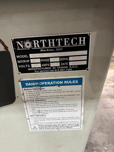 Used Northtech MRS12N-5034 Gang Rip