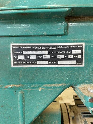 Used Wood-Mizer 4 strand rooftop chain conveyor.with Electric Drive 