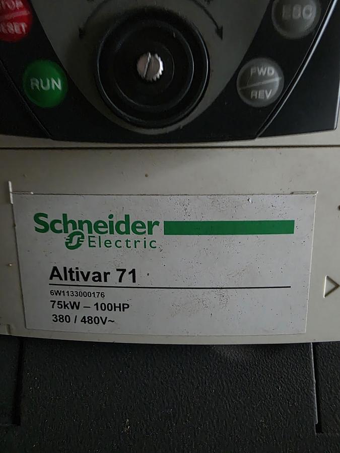 Used Schneider Electric Altivar 71 VFD – 100 HP Variable Frequency Drive