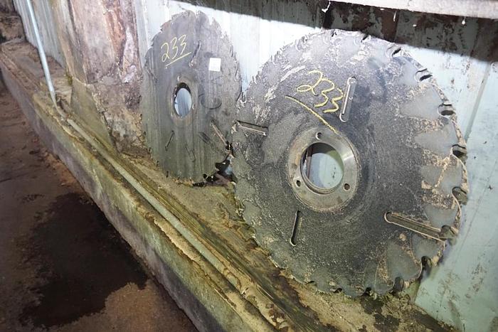 Used CROSBY 4″x42″ 3-saw Edger