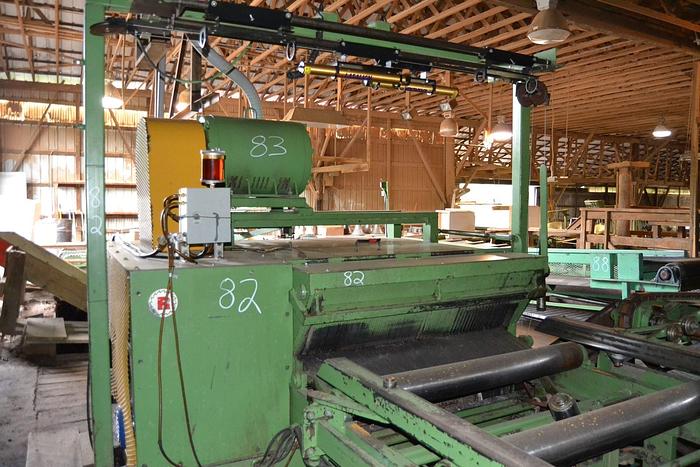 Used RECKART 8″ x 60″ Gang-Edger Combo