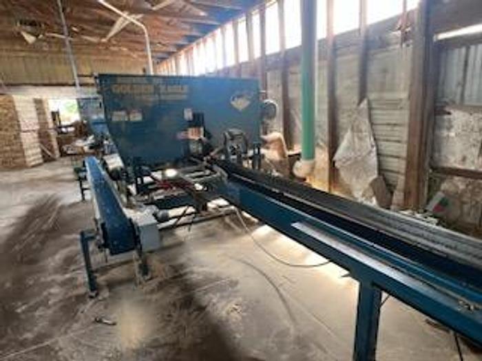 Used Brewer 6-head Golden Eagle Resaw with dust system