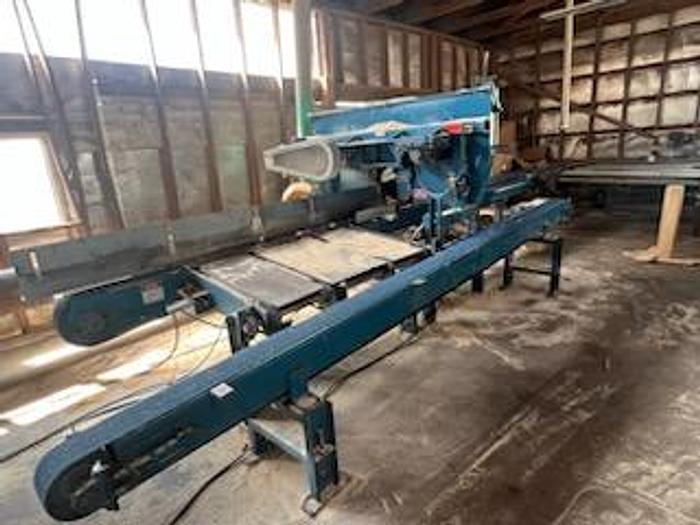 Used Brewer 6-head Golden Eagle Resaw with dust system