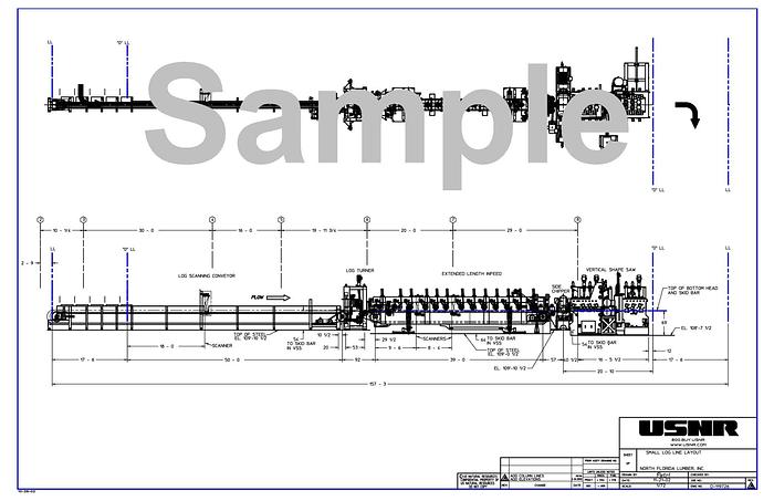 Used USNR Vertical Shape Saw (VSS)