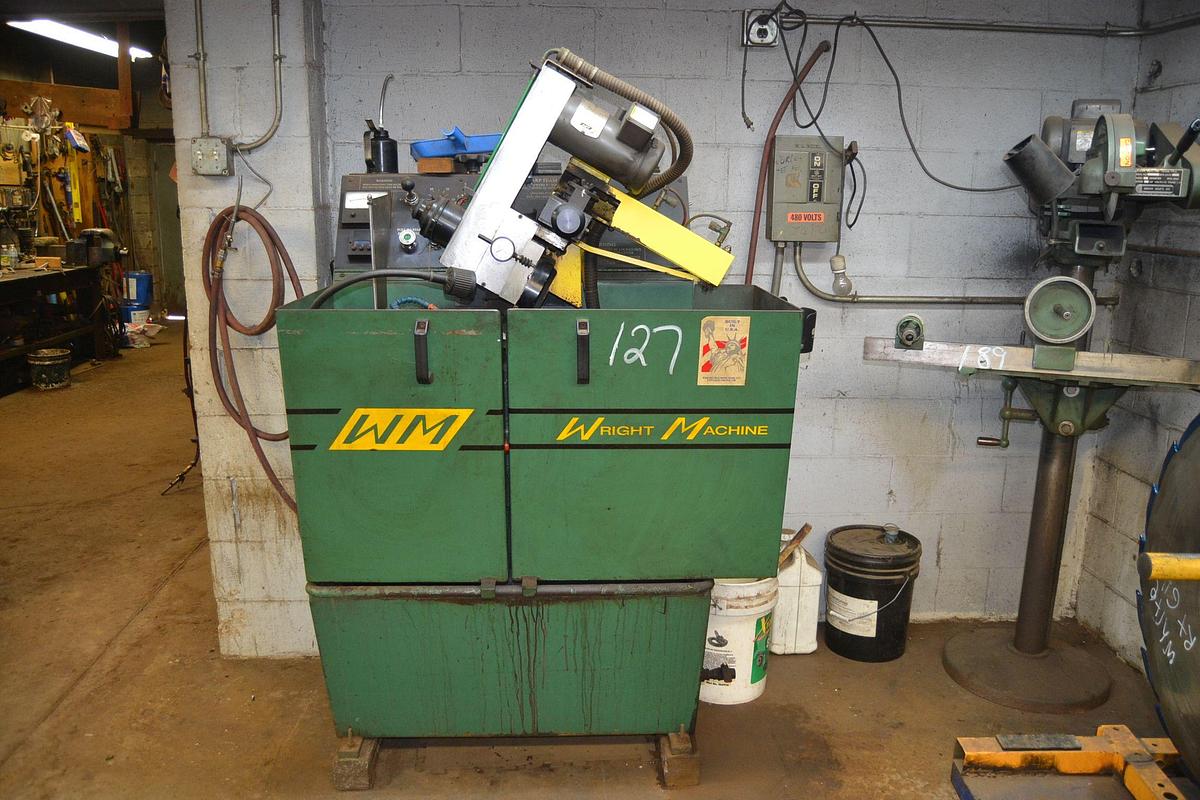 Used WRIGHT W150 HD -B Auto Face & Top Grinder