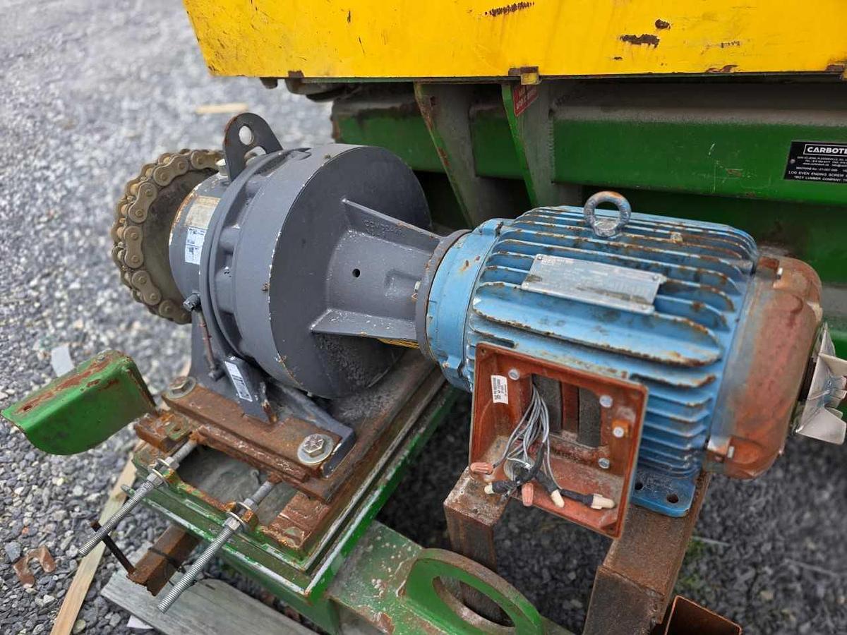 Used Carbotech Log Even Ending Screw Conveyor