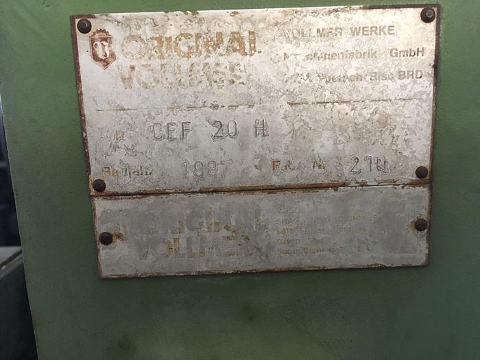 Used VOLLMER Automatic Dual Side Grinder