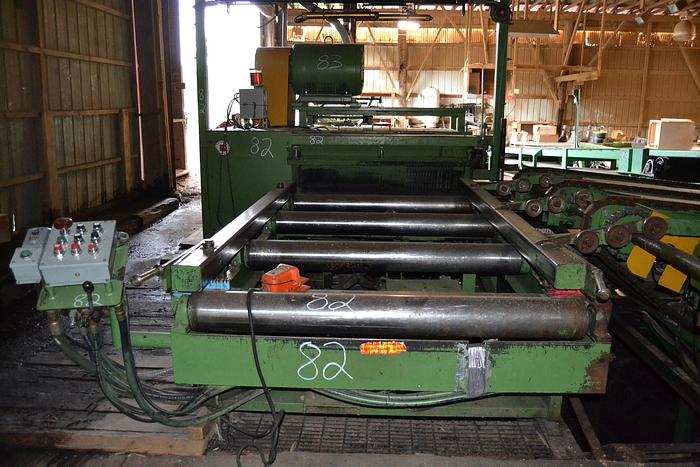 Used RECKART 8″ x 60″ Gang-Edger Combo