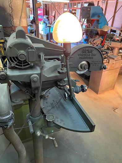 Used ACME Manual Face Grinder for Circle Saws- Pending