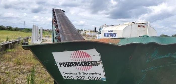 Used POWERSCREEN Brand Radial Stacker Conveyor