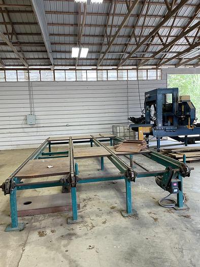 Used Wood-Mizer 4 strand rooftop chain conveyor.with Electric Drive 