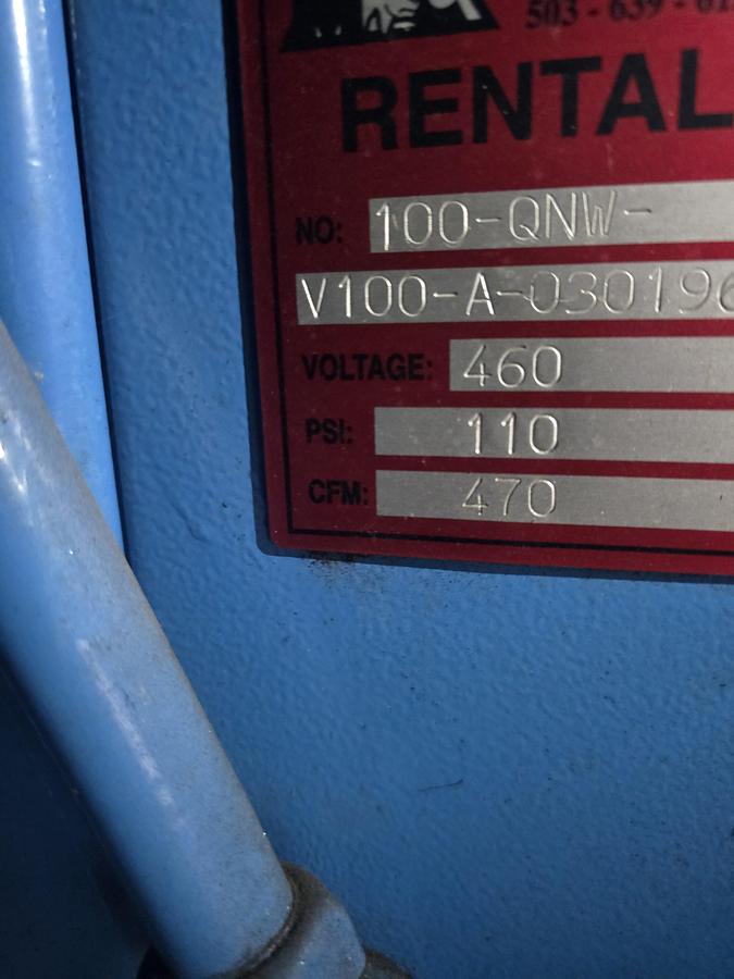 Used Quincy Rotary Screw Air Compressor