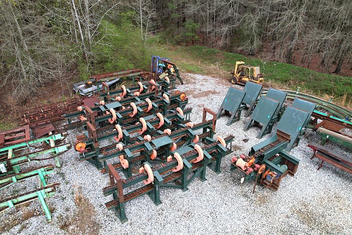 Used Log Classifying/Sorting/Merchandizing System