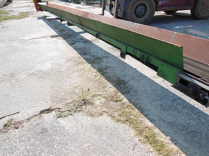 Used 13″ X 34′ FLAT BELT CONVEYOR