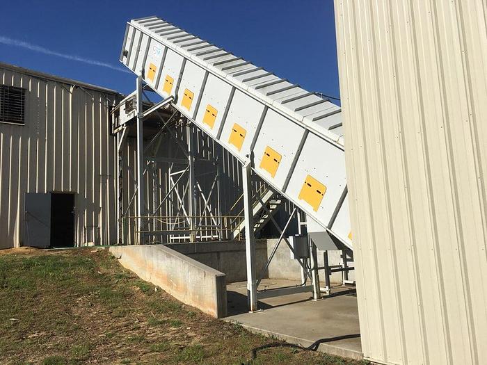 Used 80′ Truck Unloading Conveyor