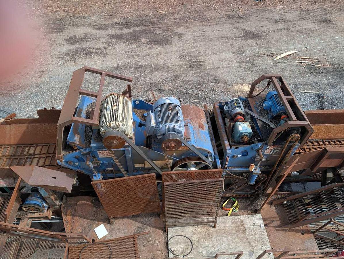 Used Peterson electric Flail Debarker