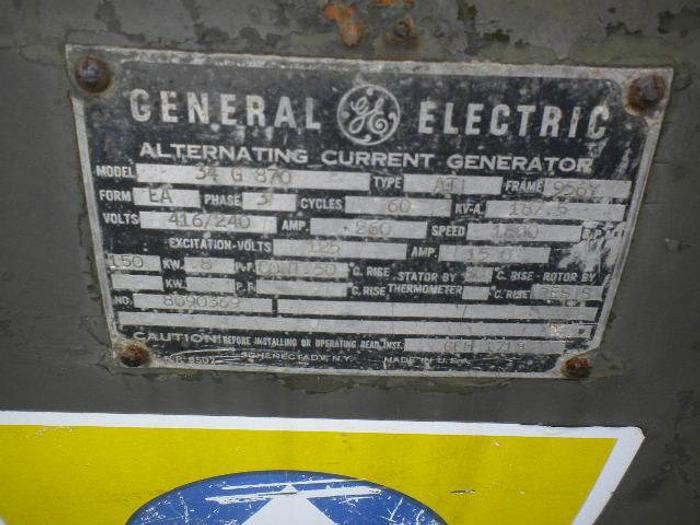 Used 150 KW GE Generator