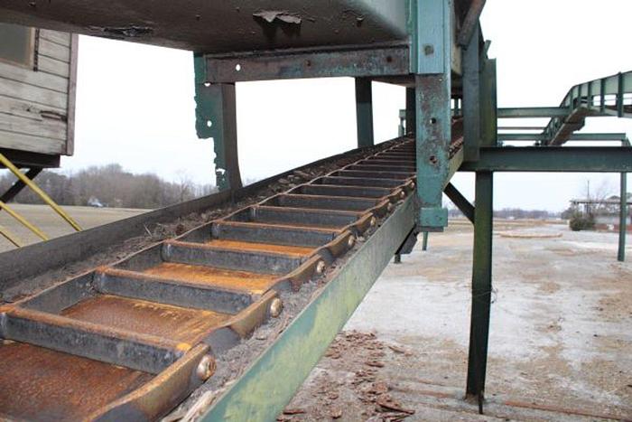 Used Drag Chain Waste Conveyor 90'