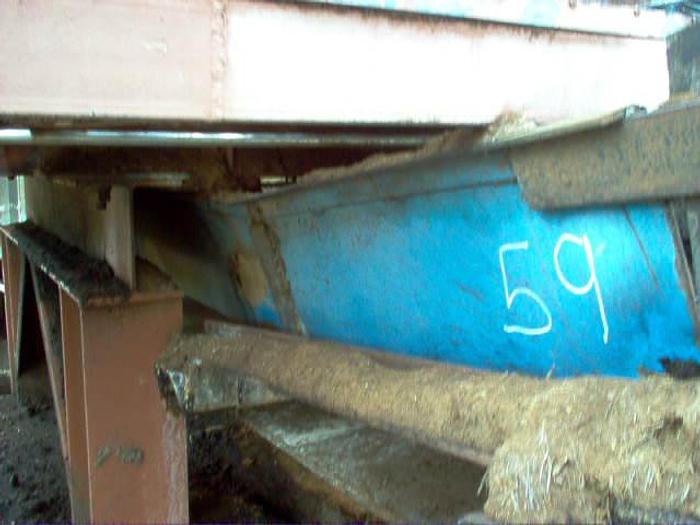 Used 32" x 30′ belt waste conveyor