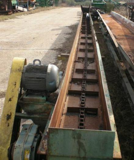 Used DRAG CHAIN WASTE CONVEYOR