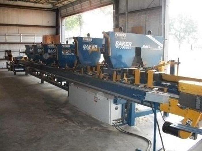 Used 2010 Baker 6 Head Resaw With Return