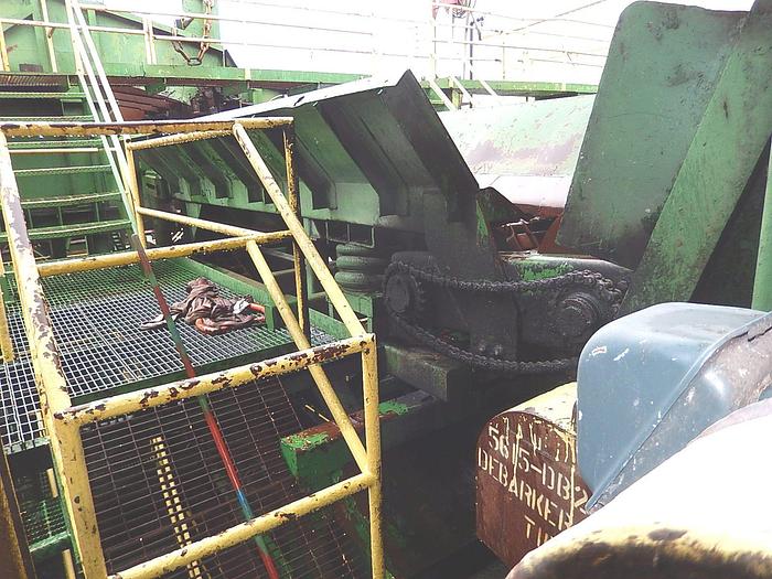 Used Ring Debarker Infeed