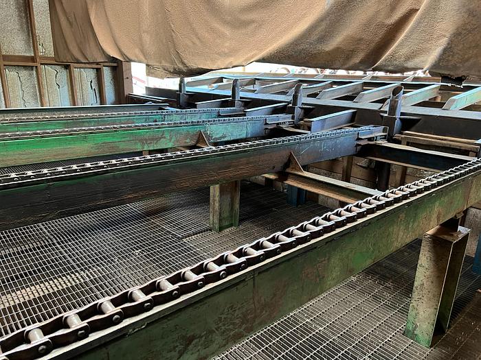 Used Log Deck with Stop and Loader,4 Strand , 11ft wide X 23 Ft Long 