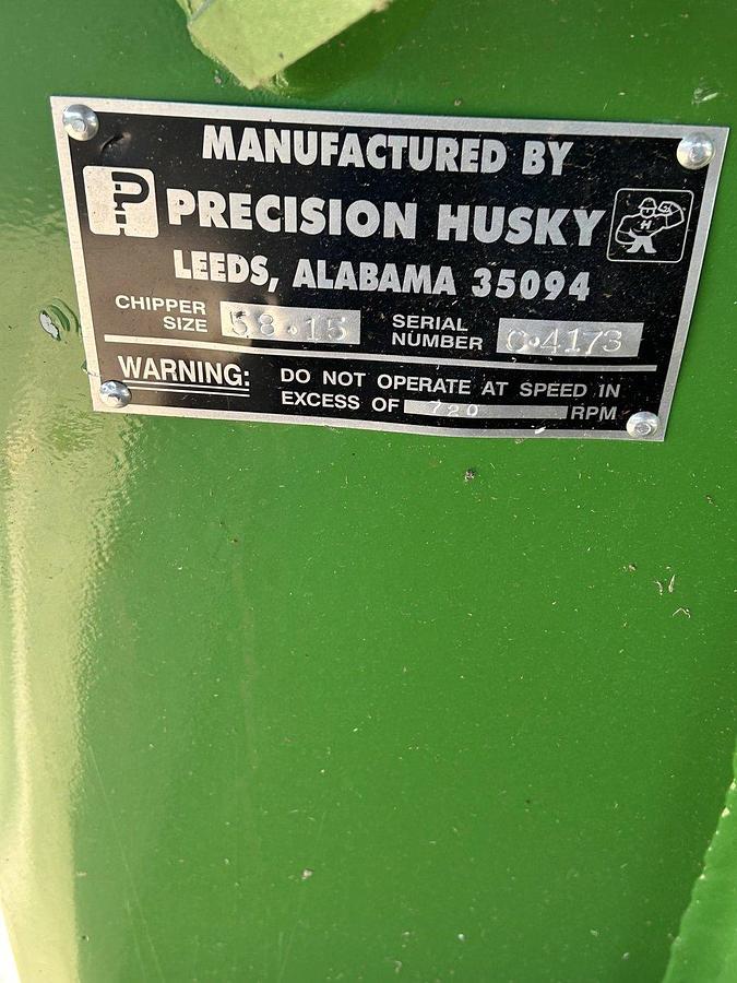 2023 New Precision 58" 6 Knife Chipper, with componits to make chip pack. No Motor