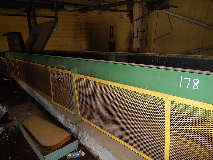 Used 88′ x 30″ Flat Belt Conveyor.