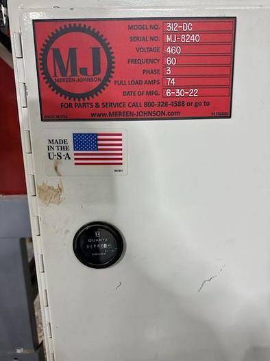 Used Mareen Johnson Model 312-DC Straight Line Multiple Rip Saw with TwistLock™ Collar Mounted Saw Blades