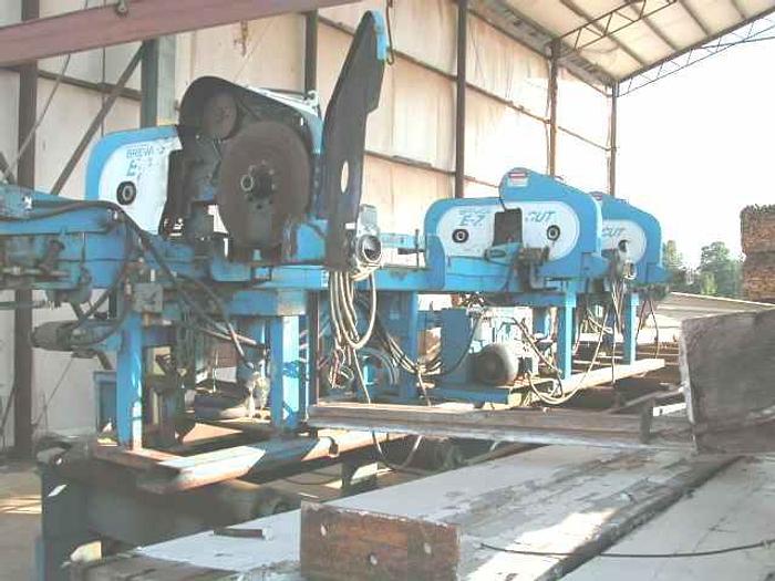 Used Brewco " EZ CUT" 3 Head Resaw